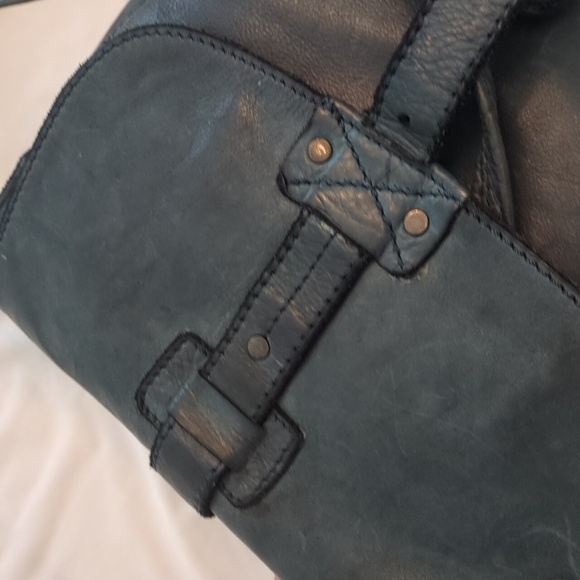 Gianni Conti genuine leather cross body or hand bag vintage look one size - Picture 6 of 6